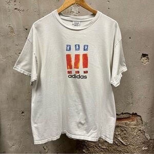 Adidas Vintage 90s 1995 Special Olympics USA Flag Graphic T-Shirt Large USA Made